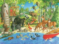 Ravensburger puzzle Amis de la forêt XXL 200 pièces
