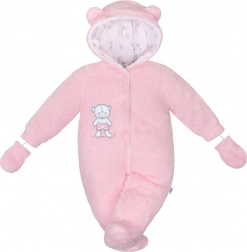 Combinaison d’hiver pour bébé New Baby Nice Bear rose