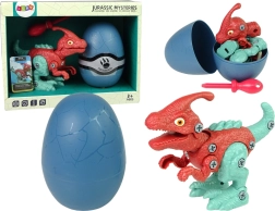 Dinosaure à assembler PARASAUROLOPHUS dans un œuf avec tournevis