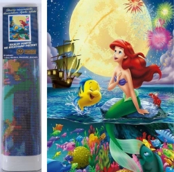 Kit de peinture diamant – la petite sirène Ariel