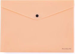 Pochette avec bouton-pression Pastelini abricot