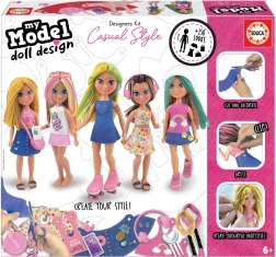 Coffret créatif EDUCA My Model Doll Design : style décontracté