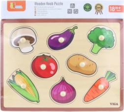 Puzzle encastrable en bois – légumes