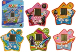 Jeu électronique de poche Tetris en forme d’étoile – orange