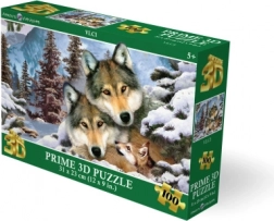 Puzzle 3D Loups 100 pièces