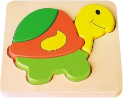 BABU Puzzle en bois Tortue 4 pièces