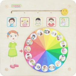 Masterkidz tableau mural éducatif des émotions Montessori