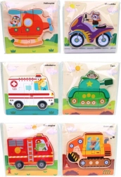 Puzzle en bois Véhicules