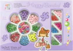 Perles à enfiler en bois pour enfants