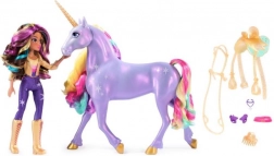 Unicorn Academy licorne lumineuse Wildstar avec poupée Sophie