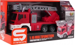 Camion de pompiers 1:16 avec eau, lumière et son