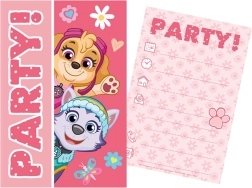 Set d’invitations et d’enveloppes PAW PATROL 5+5