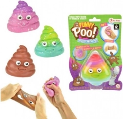 Pâte visqueuse antistress élastique, 7 cm, couleurs assorties