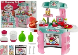 Ensemble de soin pour bébé avec table et machine à laver