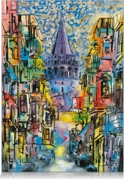 Puzzle métallique Tour de Galata 1000 pièces