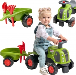 Draisienne FALK CLAAS Arion avec remorque amovible et kit de sable