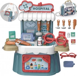 Woopie ensemble 3‑en‑1 de petit médecin dans valisette et sac, 21 pièces