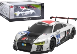Voiture RC 1:24 sportive AUDI R8 LMS, blanc‑noir