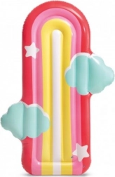 Matelas gonflable arc-en-ciel et nuage 183 × 132 cm
