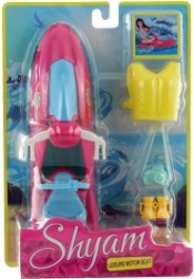 Scooter des mers pour poupées – set avec gilet et accessoires