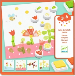 DJECO Ensemble de Tampons Fleurs