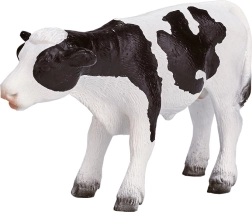 mojo figurine veau holstein – jouet en plastique debout