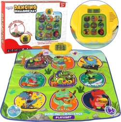 tapis musical dinosaures – jeu de danse et d’adresse WOOPIE