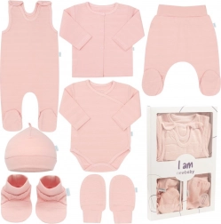 Coffret naissance 4 pièces New Baby I AM, rose