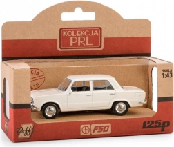 Modèle de voiture PRL FIAT 125p blanc 1:43
