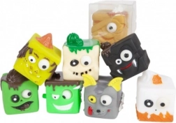 Cube anti-stress monstre en silicone à presser 6 × 6 cm, assortiment