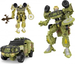 robot automobile transformable 17 cm avec épée et scie – véhicule blindé