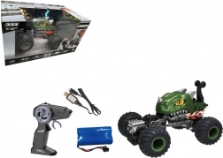 Voiture cascadeuse RC verte 1:16