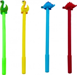 Stylo à bille dinosaure Bouchon recharge noire Mix rouge vert 0,5 mm