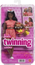 Barbie Twinning Looks poupée et chien avec accessoires