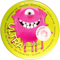 Pâte à modeler ultra parfumée rose métallisée à l’odeur de barbe à papa 128 g