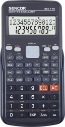 Calculatrice scientifique SEC avec 240 fonctions et écran LCD