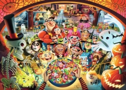 Puzzle RAVENSBURGER Chasse aux bonbons d’Halloween 1000 pièces