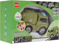 Jouet interactif camion-poubelle