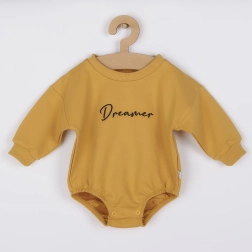 Body jogging baggy pour bébé Koala Dreamer, couleur moutarde