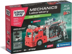 Laboratoire mécanique – camion de pompiers CLEMENTONI Science & Play