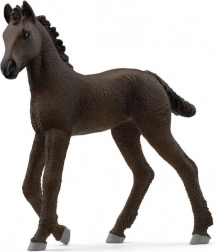 Figurine de poulain frison