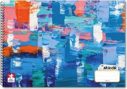 Carnet de croquis A4 avec reliure à spirale pour peinture à l'huile