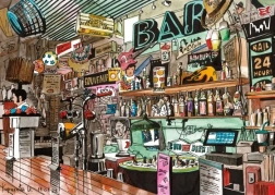 Puzzle magnolia bar 1000 pièces