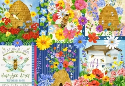 Puzzle Abeilles et ruches 1000 pièces BLUEBIRD