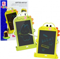 Tablette LCD de dessin et d’écriture avec dinosaures vert