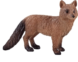 mojo renard roux – figurine réaliste en plastique