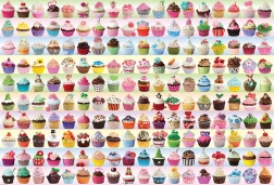Puzzle EUROGRAPHICS cupcakes colorés 2000 pièces