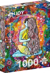 Enjoy puzzle Amour cosmique 1000 pièces