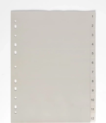 Séparateur A4 1-12 PP