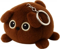 Porte-clés peluche ourson marron 9 cm